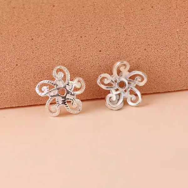 Sterling Silver Petal Torus Spacer Piece - ASHT-07