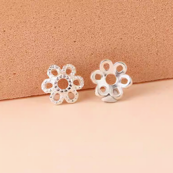 Sterling Silver Petal Torus Spacer Piece - ASHT-10