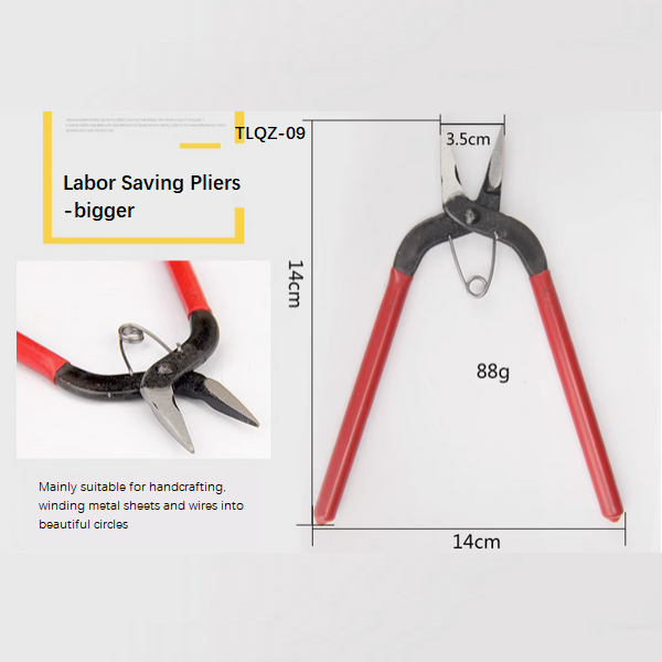 Stainless Steel Short Nose Labor Saving Pliers,Big Size- TLQZ-09