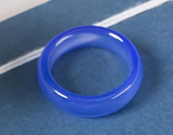 23mm Agate Ring Finger Necklace Ring