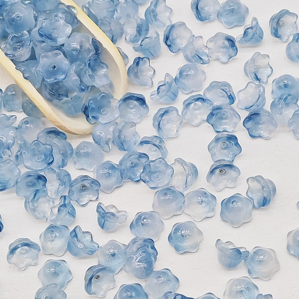 20pcs Glass Spacer Lily Of The Valley Receptacle Partition Beads