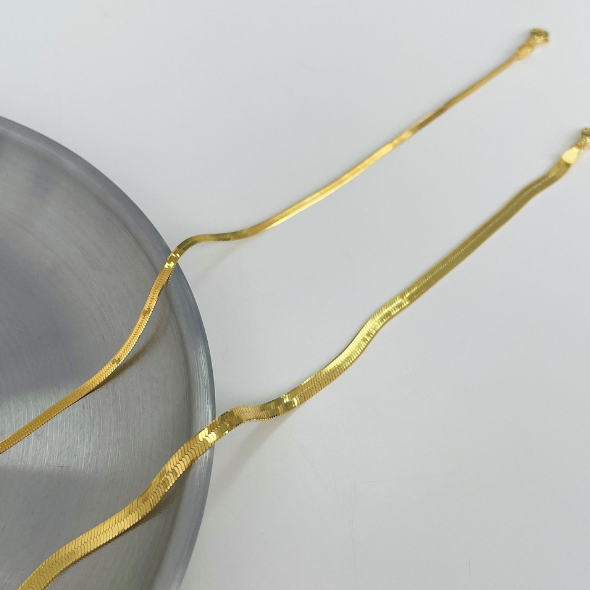 925 Sterling Silver unisex snake necklace