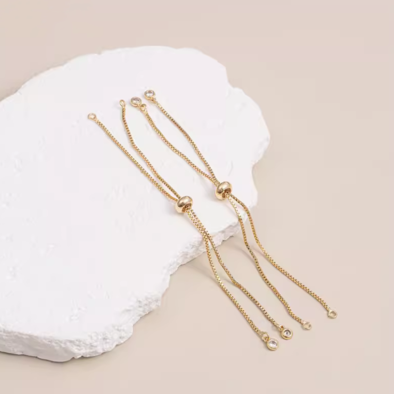 Brass X Chain Extended Chains