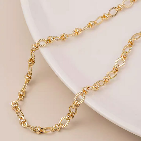 Brass Chain Necklace Charm Diy