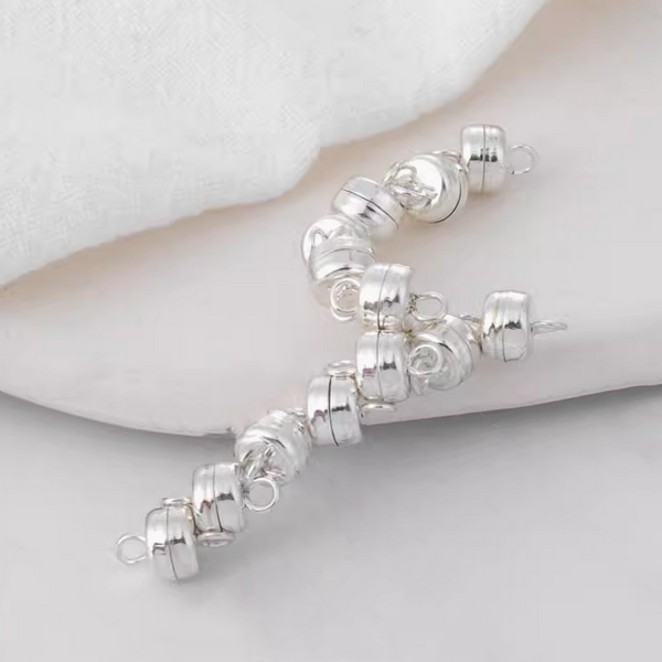 Brass Flat Round Magnetic Clasp