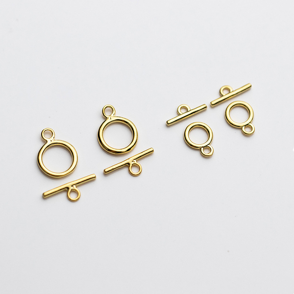 925 Sterling Silver Plain Toggle/OT Clasp