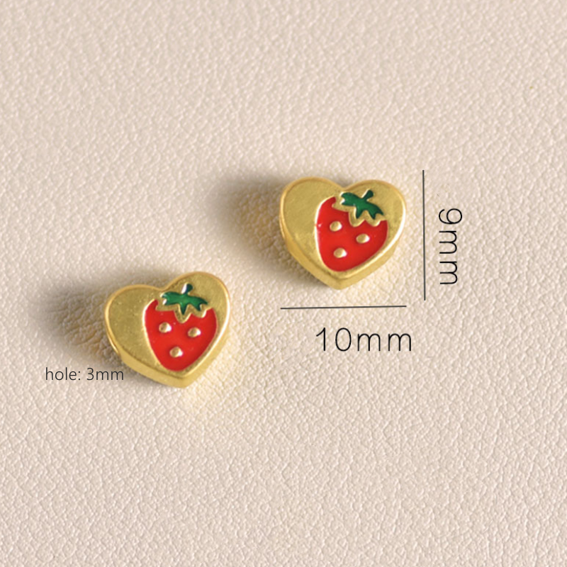 Alloy 14K Gilded Candy Sweet Pendant Piece