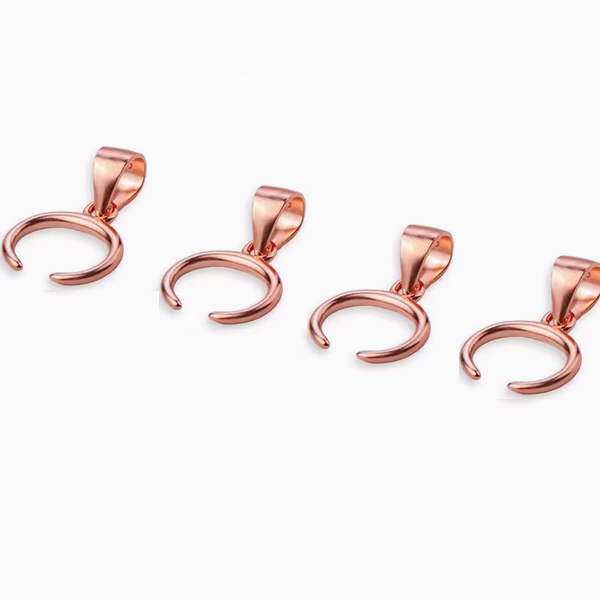 925 Sterling Silver Pinch Clip, Pendant Hanging Buckle