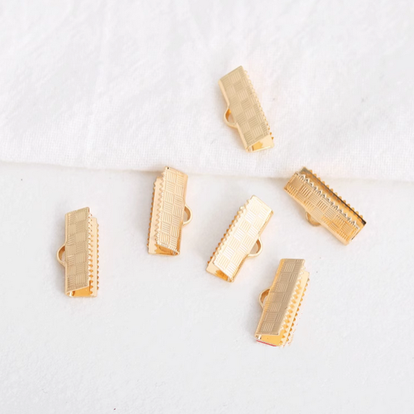 10pcs Brass Bracelet Pinch Clip