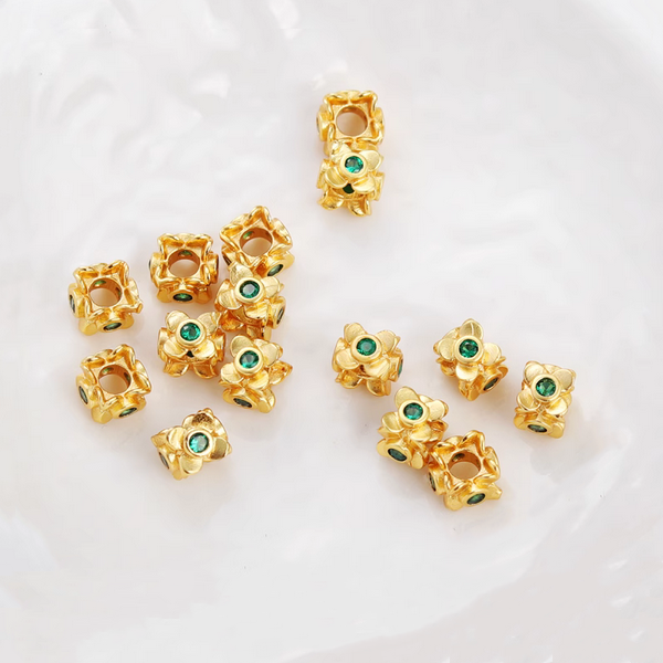 Alloy Square Four Side Petal Base Spacer