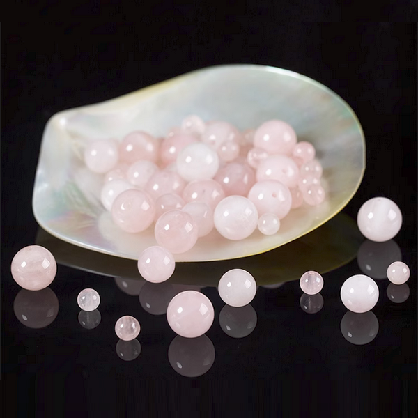 Nature Crystal Pink Crystal Beads Jewelry Stone
