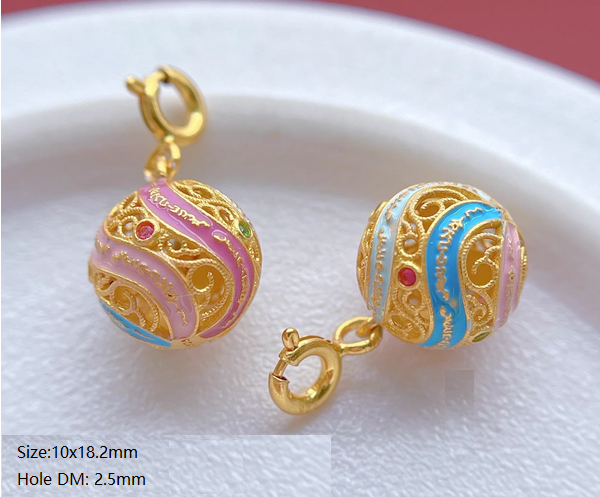 Sterling Silver Fresh Colorful Lucky & Words Pendants