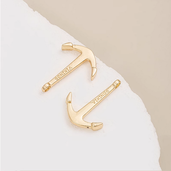 Alloy Ship's Anchor C Pendant Piece - PMSG-05