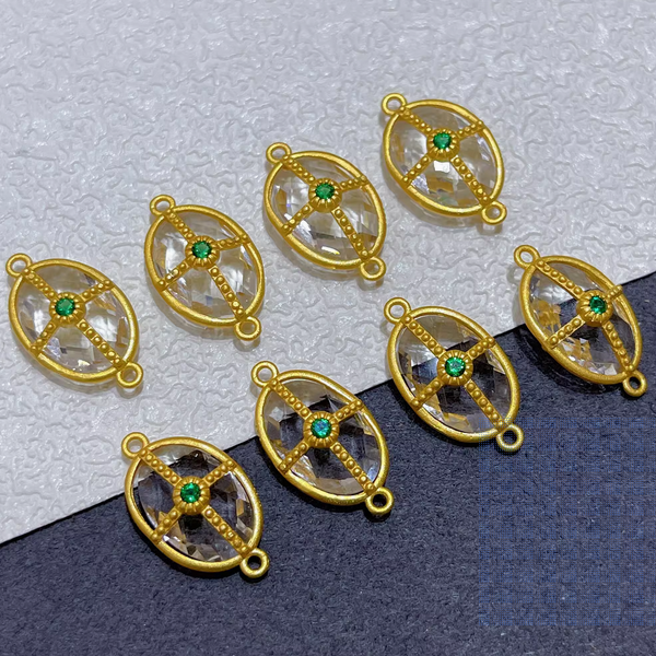 Transparent Crystal Pendant Beads