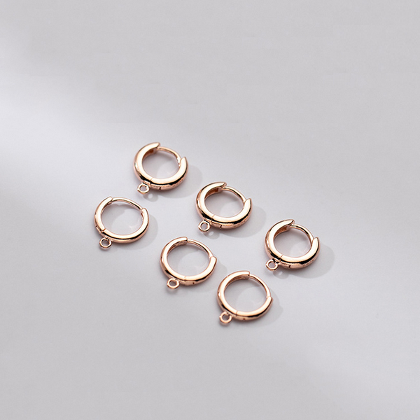 1 Pair 925 Sterling Silver Earring Loop