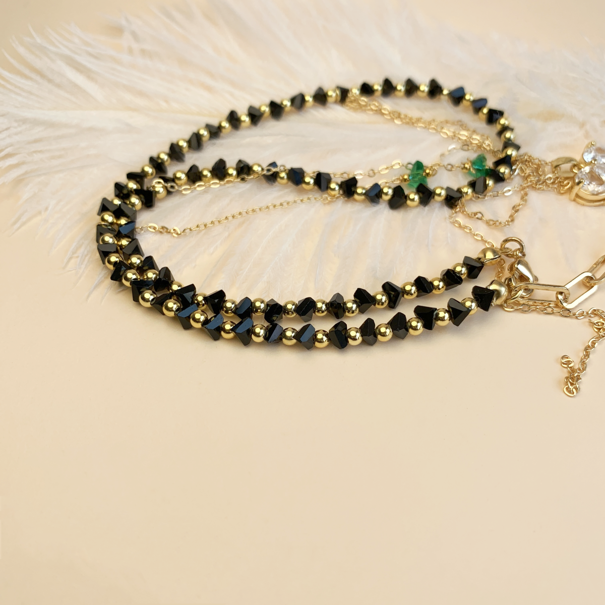 Crystal Beads 14K Beads Necklace Jewelry