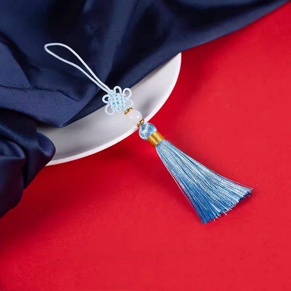 14cm Chinese Lucky Knotting+Beads Tassels