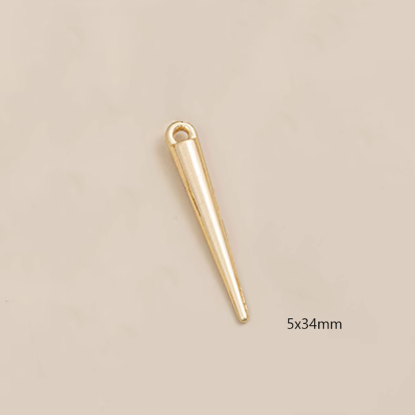 Alloy Fashion Pendants for Jewelry Handmaking DIY, 14K Plated