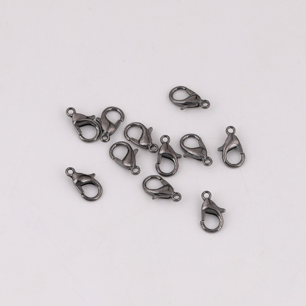 20pcs Stainless Steel 5mm Lobster Claw Clasp, Rose Gold Plated - CMLX-11