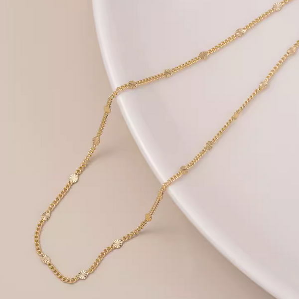 Brass Chain Necklace/Bracelet DIY Material Gold Plated