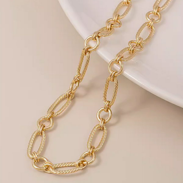 Brass Chain Necklace Charm Diy