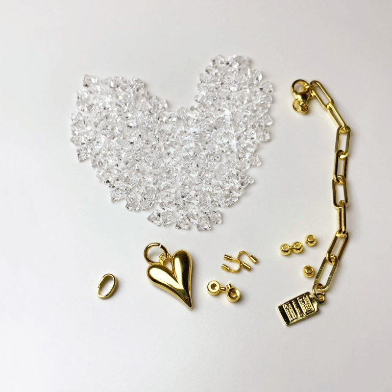 Crystal Beads DIY Material Necklace Set