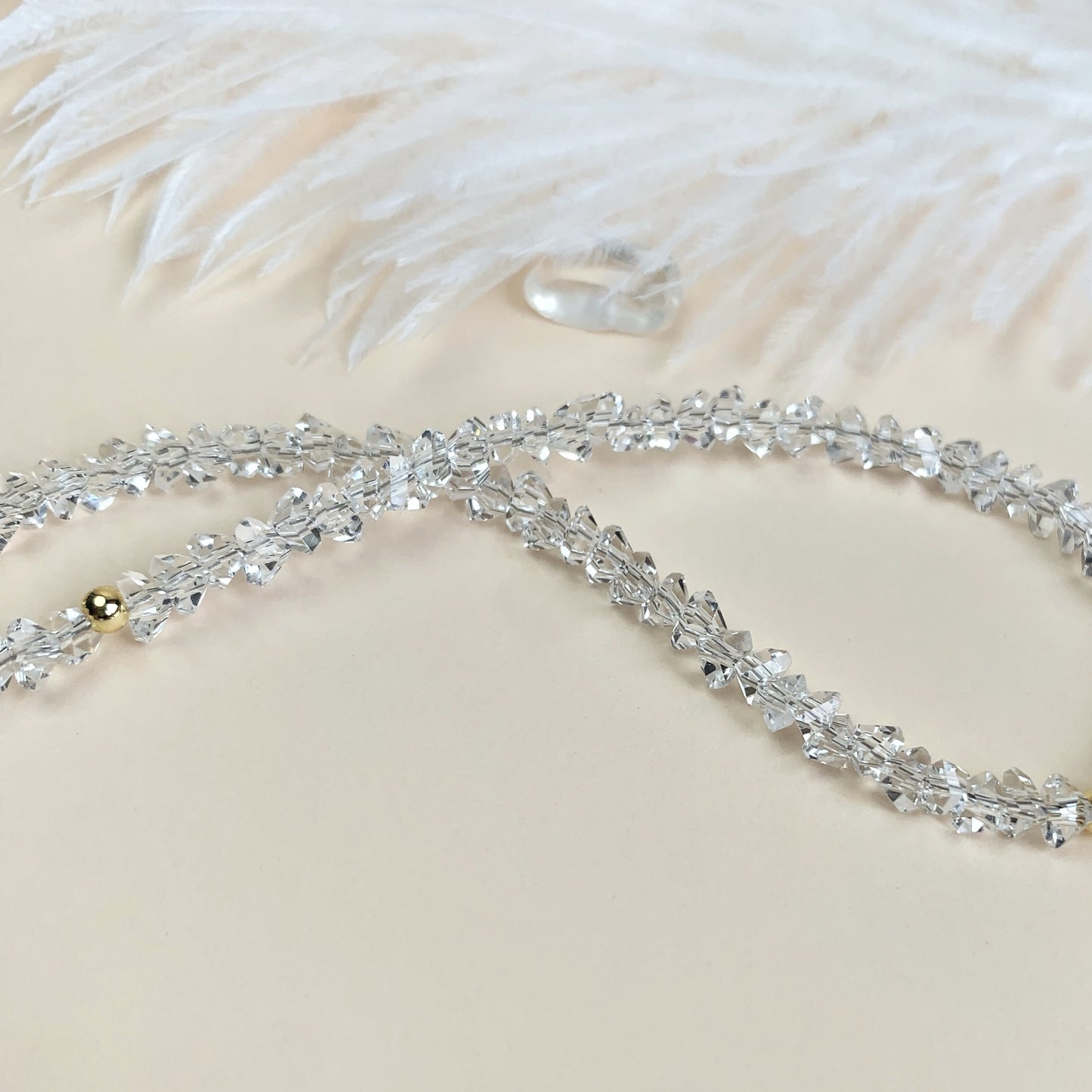 Artificial Crystal Necklace Chocker Super Shiny