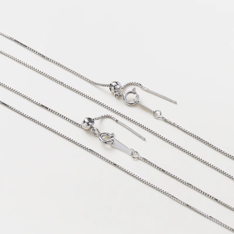 Brass Length Adjustable Tiny Thin Style Necklace