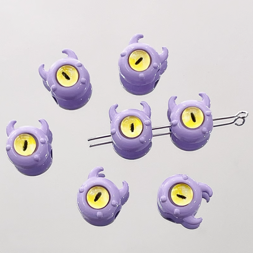Alloy Big Eye Monster Charms Spacer Partition