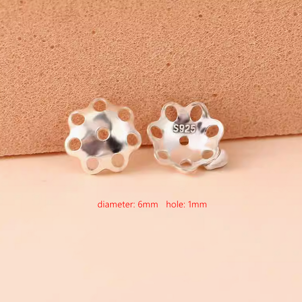 Sterling Silver Petal Torus Spacer Piece