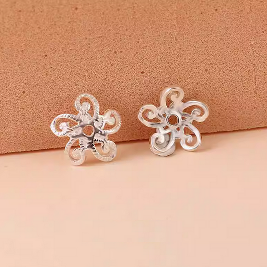 Sterling Silver Petal Torus Spacer Piece - ASHT-07