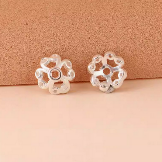 Sterling Silver Petal Torus Spacer Piece - ASHT-09