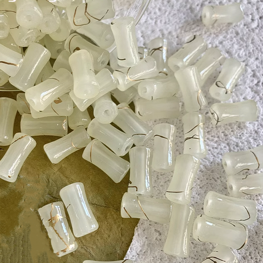 20pcs Glass Bamboo Joint Shape Spare Spacer -GLZJ-04