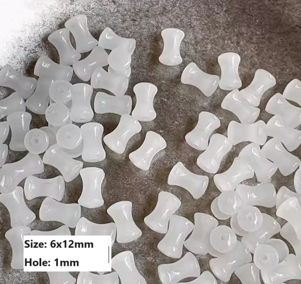 20pcs Glass imitation Jade Ring/Bamboo Joint Spacer