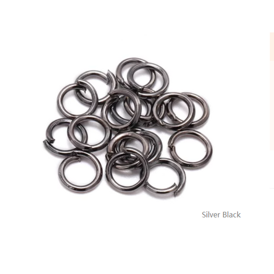 50pcs Brass 3mm Jump Ring (Open Loop)-Gold Plated- AMKS-01