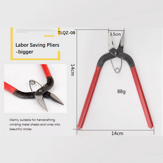 Stainless Steel Short Nose Labor Saving Pliers,Big Size- TLQZ-09