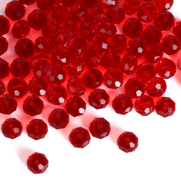 Electroplated Glass Facted Beads