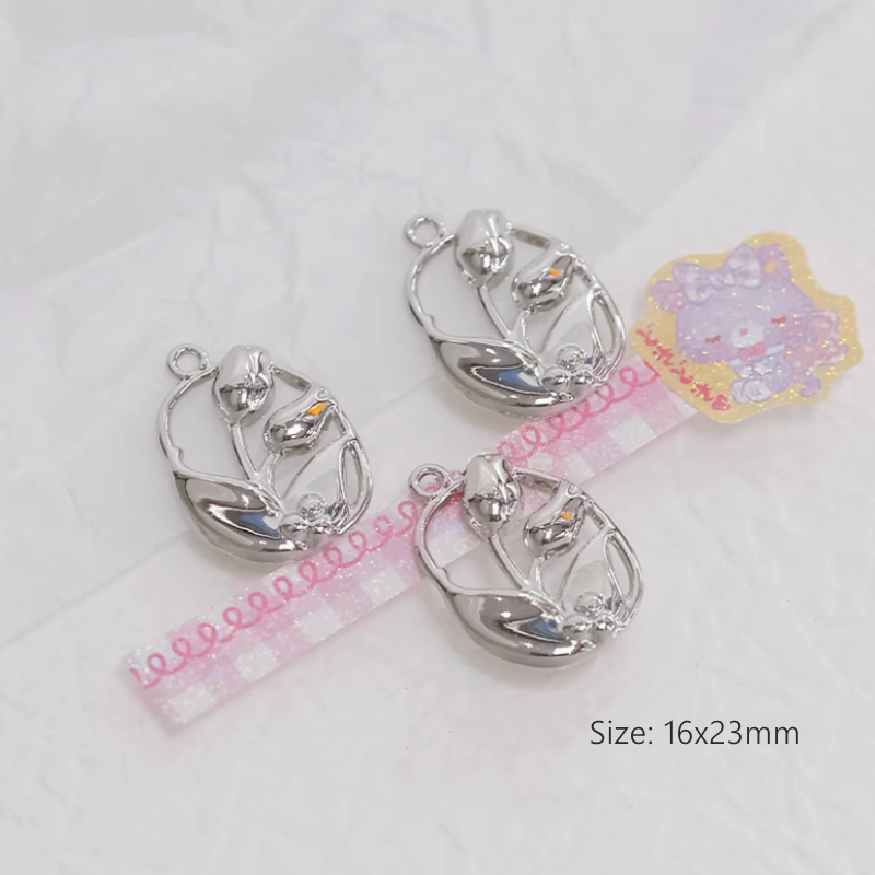 Alloy Fantastic Fairy Zircon Diamond Charms Pendant