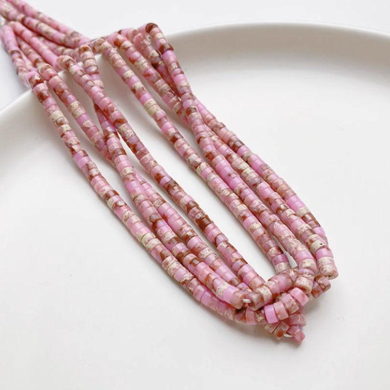 Strand Nature Crystal Stone Tubular Tube Beads Necklace Bracelet Making