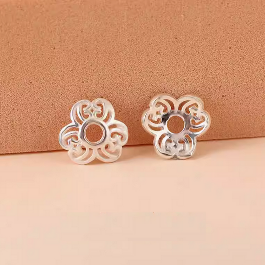 Sterling Silver Petal Torus Spacer Piece - ASHT-12