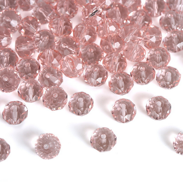Electroplated Glass Facted Beads