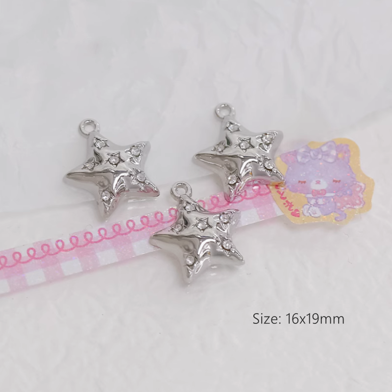Alloy Fantastic Fairy Zircon Diamond Charms Pendant