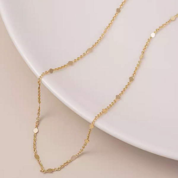 Brass Chain Necklace/Bracelet DIY Material Gold Plated