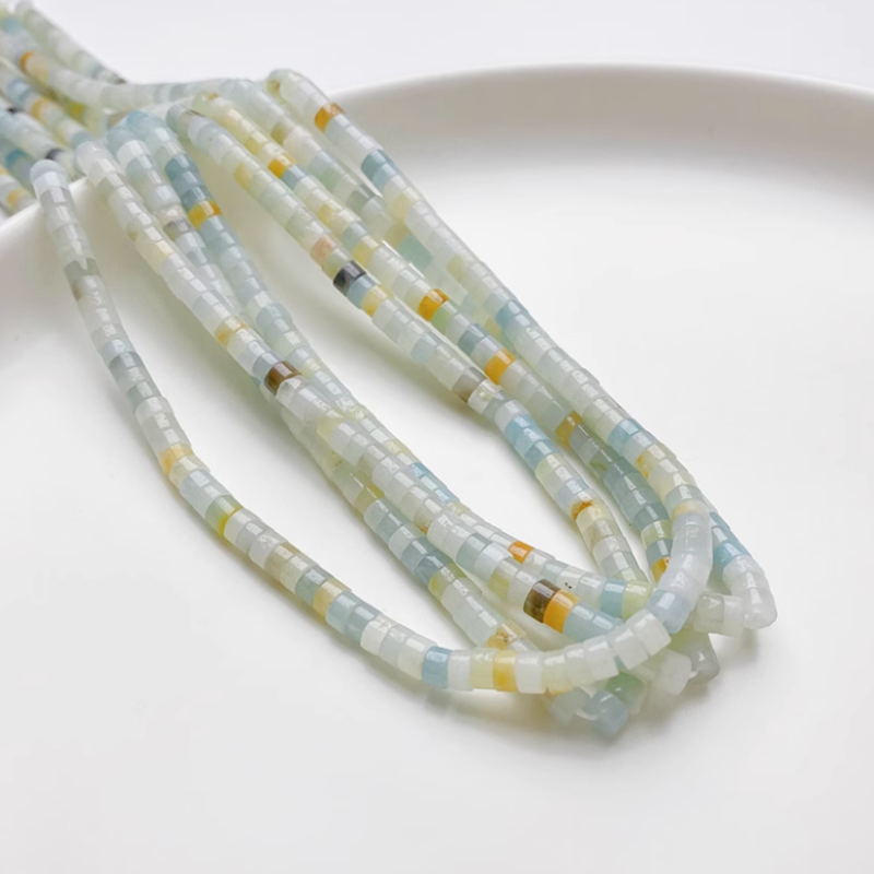 Strand Nature Crystal Stone Tubular Tube Beads Necklace Bracelet Making