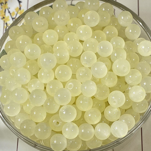 20pcs Glass Beads imitation Jade Beads