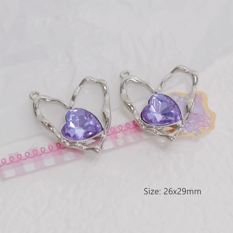 Alloy Fantastic Fairy Zircon Diamond Charms Pendant