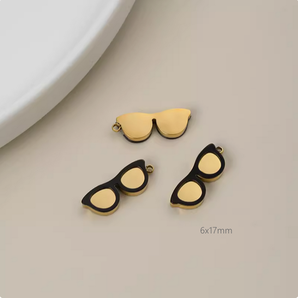 New Fashion Titanium Steel+Shell Pendant Charms
