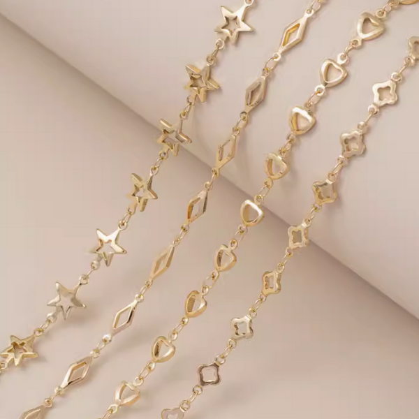 Brass Chain Necklace Charm Diy