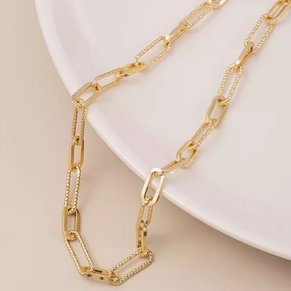Brass Chain Necklace Charm Diy