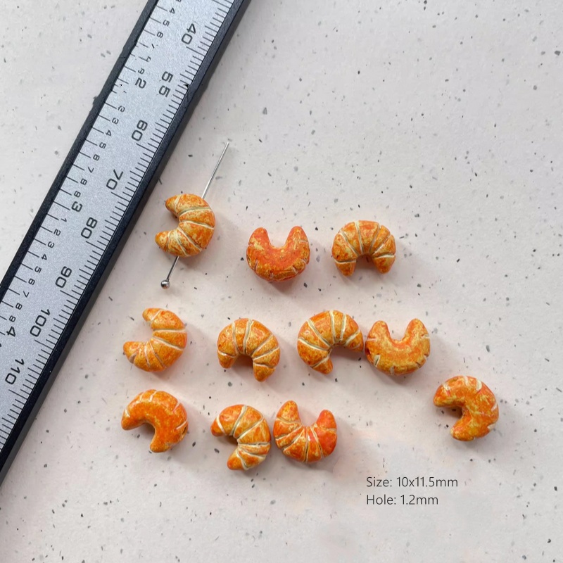 Ceramics Charms Fast Food Snack Spacers DIY Handcrafts Gift